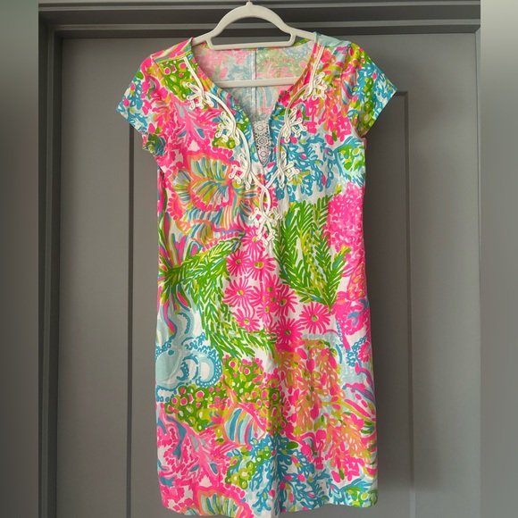 Lilly Pulitzer Brewster T-Shirt Dress (Small) - Picture 1 of 10